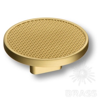 Brass Ручка кнопка 4194 016MP35 матовое золото 16 мм фото 1