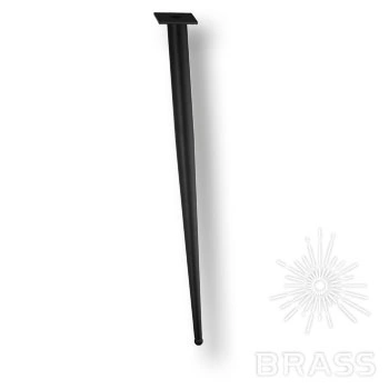 Brass Опора мебельная 1180 0710 Matt Black BONE матовый черный 710 мм фото 1