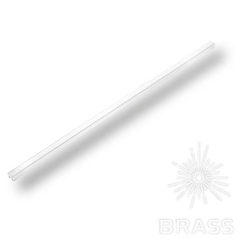 Brass Ручка профиль 1700 0832 CR глянцевый хром 416-416 мм фото 1