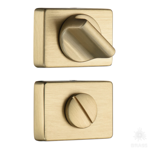 Brass Накладка с поворотной кнопкой RO15W6 BB ROSET матовое золото фото 1