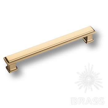 Brass Ручка скоба 1104 160MP11 глянцевое золото 160 мм фото 1