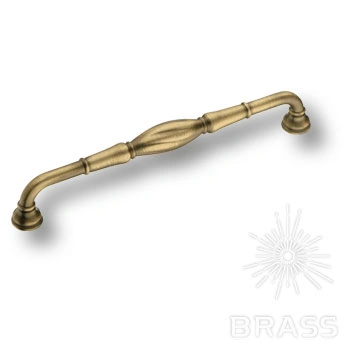 Brass Ручка скоба 4477 0192 ABM состаренная латунь 192 мм фото 1