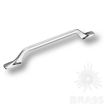 Brass Ручка скоба 1111 160MP02 глянцевый хром 160 мм фото 1