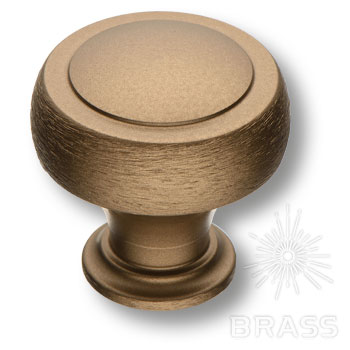 Brass Ручка кнопка 1915 0032 ELX8 брашированная бронза фото 1