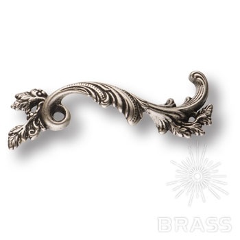 Brass Ручка скоба 15.216.96.16 right старое серебро 96 мм  фото 1