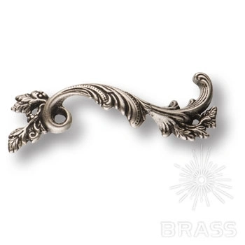 Brass Ручка скоба 15.216.96.16 right старое серебро 96 мм  фото 1
