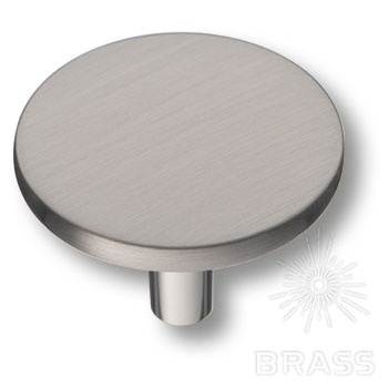 Brass Ручка кнопка 4137 001MP08 сатинированный никель фото 1