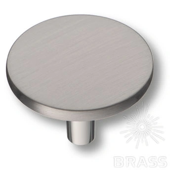Brass Ручка кнопка 4137 001MP08 сатинированный никель фото 1