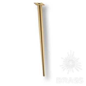Brass Опора мебельная 1180 0710 Gold Varak BONE матовое золото 710 мм фото 1