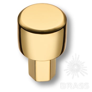 Brass Ручка кнопка 4126 001MP11 глянцевое золото  фото 1