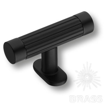 Brass Ручка кнопка 6880-232 черный фото 1