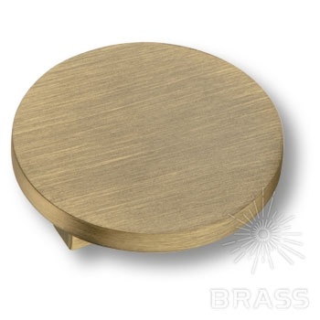 Brass Ручка кнопка 7207 0060 ABM-ABM состаренная латунь 32 мм фото 1
