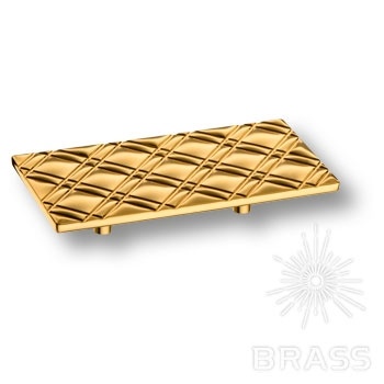 Brass Ручка скоба 1201 064MP11 глянцевое золото 64 мм фото 1