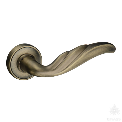 Brass Ручка дверная HA155RO14 ABM BELINDA состаренная латунь фото 1