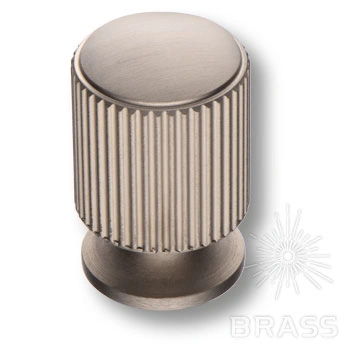 Brass Ручка кнопка 1464 0026 NB никель фото 1