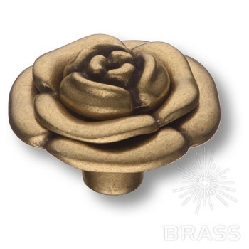 Brass Ручка кнопка 15.393.55.12 античная бронза фото 1