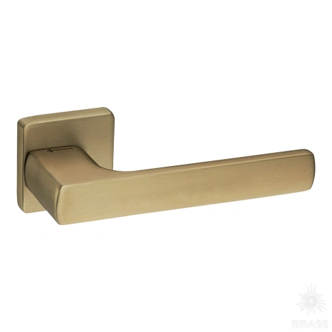 Brass Ручка дверная HA252RO11 GB DOMINO матовая латунь фото 1