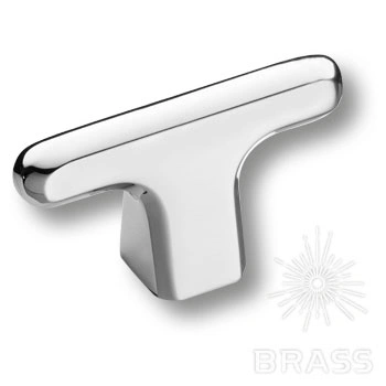 Brass Ручка кнопка 4107 001MP02 глянцевый хром фото 1