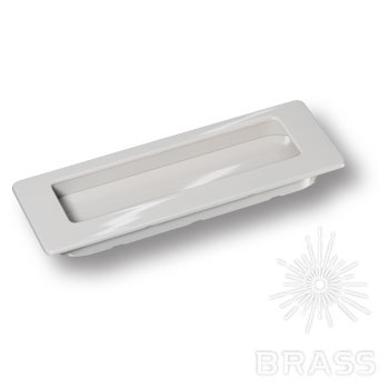 Brass Ручка врезная 3701-582 GREY BRIGHT глянцевый серый фото 1