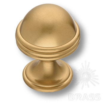 Brass Ручка кнопка 29-Champagne Gold матовая латунь фото 1