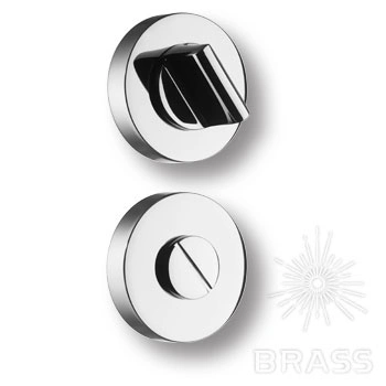 Brass Накладка с поворотной кнопкой RO12W6 CR ROSET глянцевый хром фото 1
