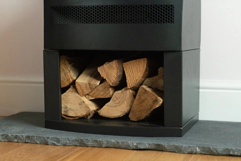 Трехсторонний электрокамин с обогревом BRITISH FIRES Bramshaw Stove фото 5