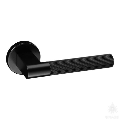 Brass Ручка дверная HA247LRO11 AL6 LEO-L черный фото 1