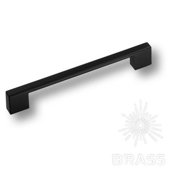 Brass Ручка скоба 1040-160-Matt Black черный 160 мм фото 1