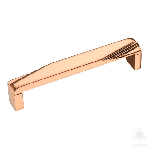Brass Ручка скоба 2549-008-128 медный 128 мм фото 1