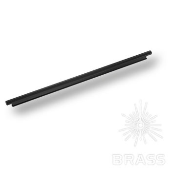 Brass Ручка профиль 9332 0480 AL6 черный 480 мм фото 1