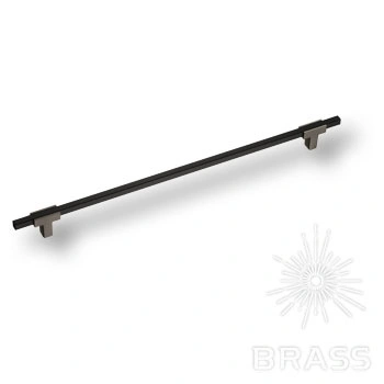 Brass Ручка рейлинг 778-320-Titanium-Matt Black графит-матовый черный 320 мм фото 1