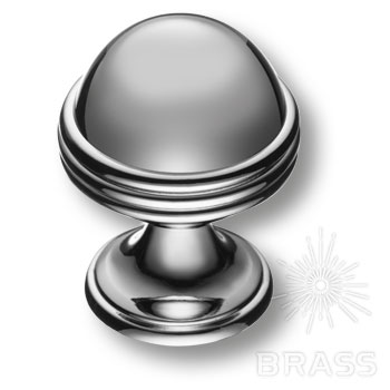 Brass Ручка кнопка 29-Chrome глянцевый хром фото 1