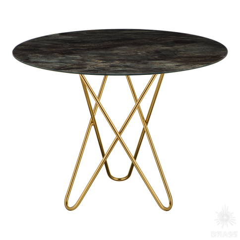 Brass Опора мебельная ESA-300 Gold глянцевое золото H=400 мм фото 2