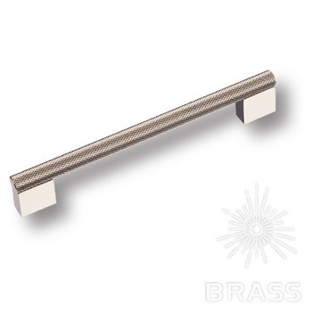 Brass Ручка скоба 8783 0160 PN-PN глянцевый никель 160 мм фото 1