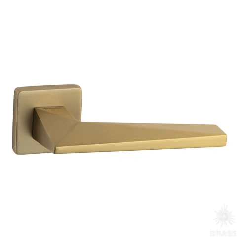 Brass Ручка дверная HA244RO11 GB PRIZMA матовая латунь фото 1