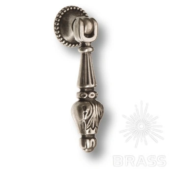 Brass Ручка капля 15.420.00.16 старое серебро фото 1