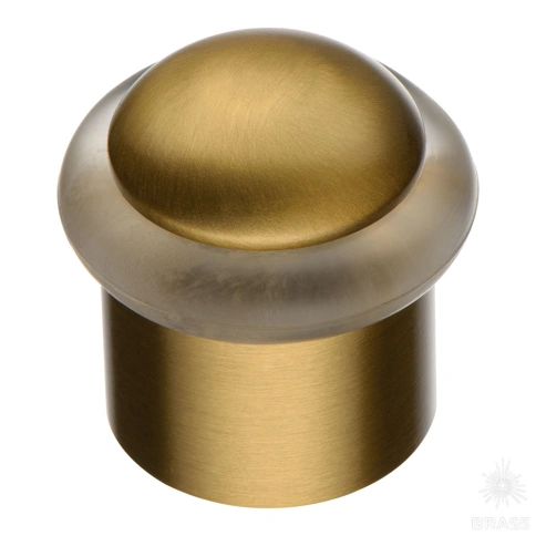 Brass Стопор для двери 15-011 латунь сатиновая бронза фото 1