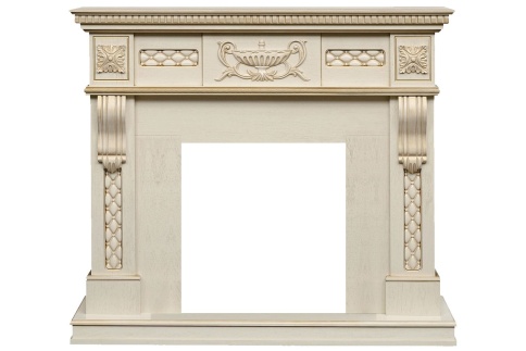 Портал Corsica - Слоновая кость с патиной (Ширина 1100) Royal Flame фото 1