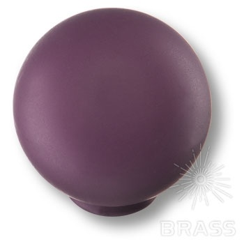 Brass Ручка кнопка детская 626MOX шар фиолетовый матовый фото 1