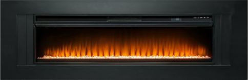 Каминокомплект Line 60 (Разборный) - Черный с очагом Vision 60 LED фото 1