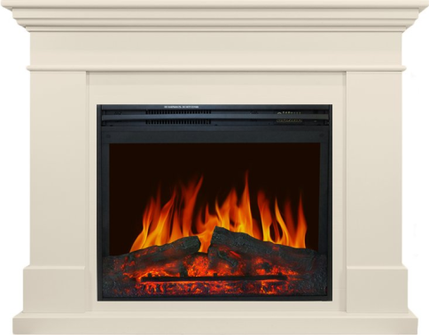 Каминокомплект California - Алебастр, слоновая кость с очагом Jupiter FX New фото 1