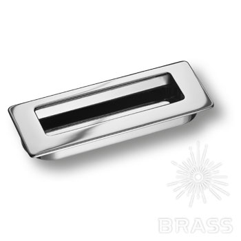 Brass Ручка врезная 3702-400 глянцевый хром фото 1