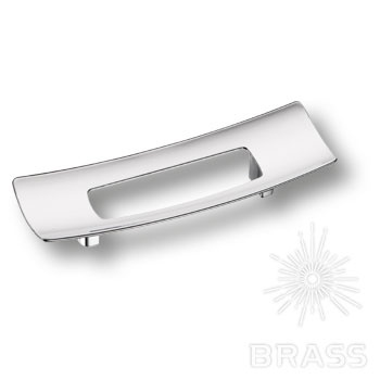 Brass Ручка скоба 284096MP02 глянцевый хром 96 мм фото 1