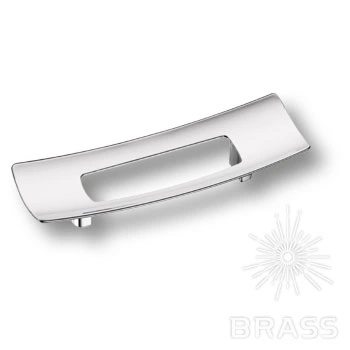 Brass Ручка скоба 284096MP02 глянцевый хром 96 мм фото 1