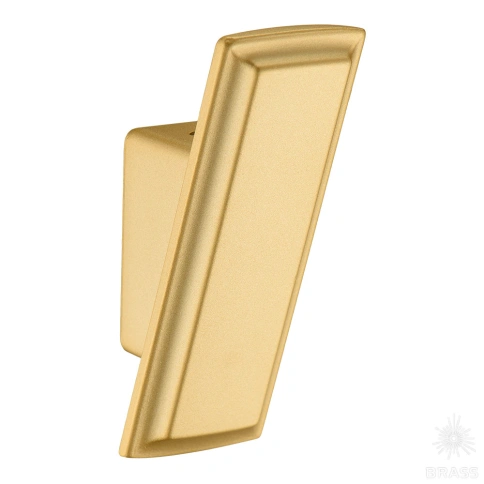 Brass Крючок мебельный однорожковый 7104 010PC35 матовое золото фото 1
