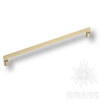 Brass Ручка скоба 9393 0320 ELX5 брашированная латунь 320 мм фото 1