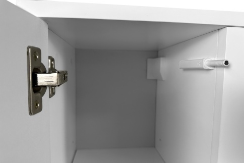 Каминокомплект Портал-тумба Madison (Разборный) - Бьянко белый с очагом Vision 60 LOG LED фото 5