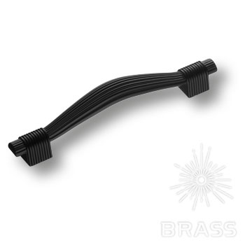 Brass Ручка скоба 7492-032 черный 96 мм фото 1