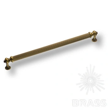 Brass Ручка скоба 2512-013-224 латунь состаренная латунь 224 мм фото 1