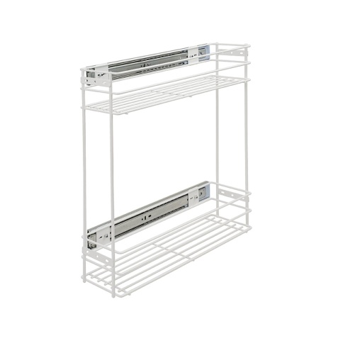 Бутылочница VK-01-150WT с боковым креплением 150 мм белый фото 1